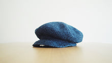 Newsboy Cap ｜ cotton ｜ blue ｜ custom made