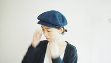 Newsboy Cap ｜ cotton ｜ blue ｜ custom made