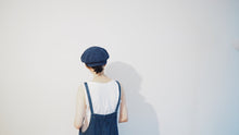 Newsboy Cap ｜ cotton ｜ blue ｜ custom made