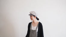 Newsboy Cap ｜ cotton ｜ white ｜ custom made