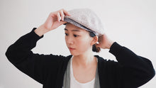 Newsboy Cap ｜ cotton ｜ white ｜ custom made