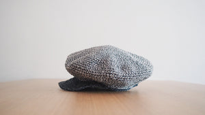 Newsboy Cap ｜ cotton ｜ grey ｜ custom made