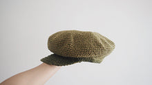 Newsboy Cap ｜ cotton ｜ green ｜ custom made