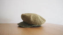 Newsboy Cap ｜ cotton ｜ green ｜ custom made