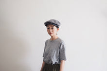 Newsboy Cap ｜ cotton ｜ grey ｜ custom made