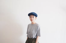 Newsboy Cap ｜ cotton ｜ blue ｜ custom made