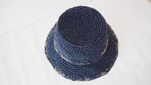 Straw Hat  |  Dark Blue