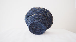 Straw Hat  |  Dark Blue