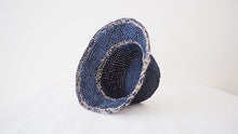 Straw Hat  |  Dark Blue