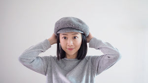 Newsboy Cap ｜ winter ｜ grey