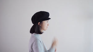 Newsboy Cap ｜ winter ｜ black