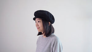 Newsboy Cap ｜ winter ｜ black