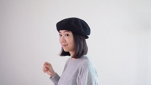 Newsboy Cap ｜ winter ｜ black