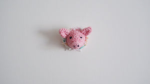 Pig brooch