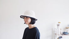 Bucket Straw Hat  |  white