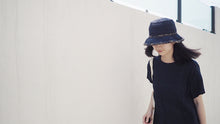 Straw Hat  |  Dark Blue