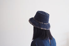 Straw Hat  |  Dark Blue