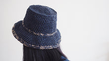 Straw Hat  |  Dark Blue